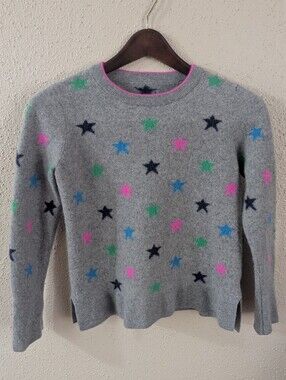 Halogen 100% Cashmere Star Sweater Size Small